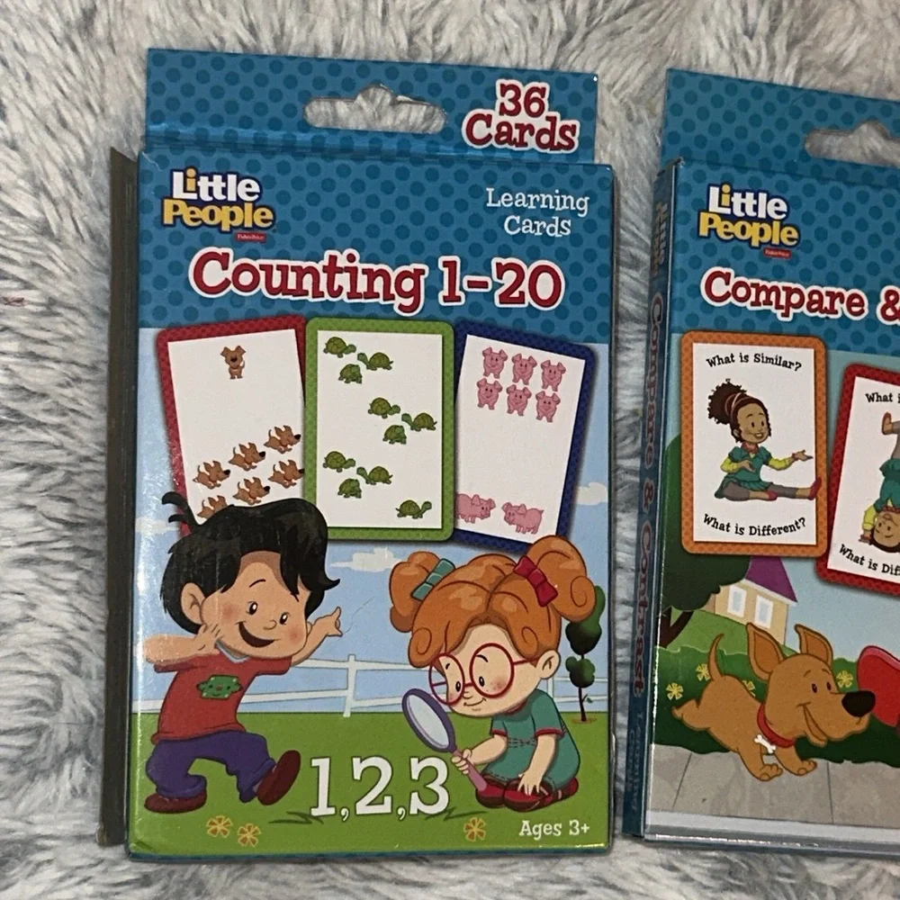 Fisher Price Little People l‎ Learning Card Game Ages 4-7